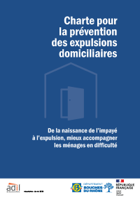Couverture Charte pour la prévention des expulsions domiciliaires