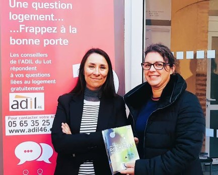Présentation d'un it radon par Mme Baqué Sylvia technicienne sanitaire et de sécrité sanitaire, ARS 46 et Mme Chinnici-Bousquet Estelle Directrice de l'ADIL 46