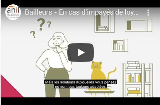 Vidéo Bailleur en cas d'impayés