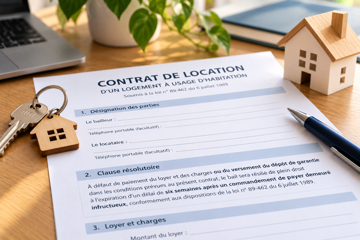 contrat de location type