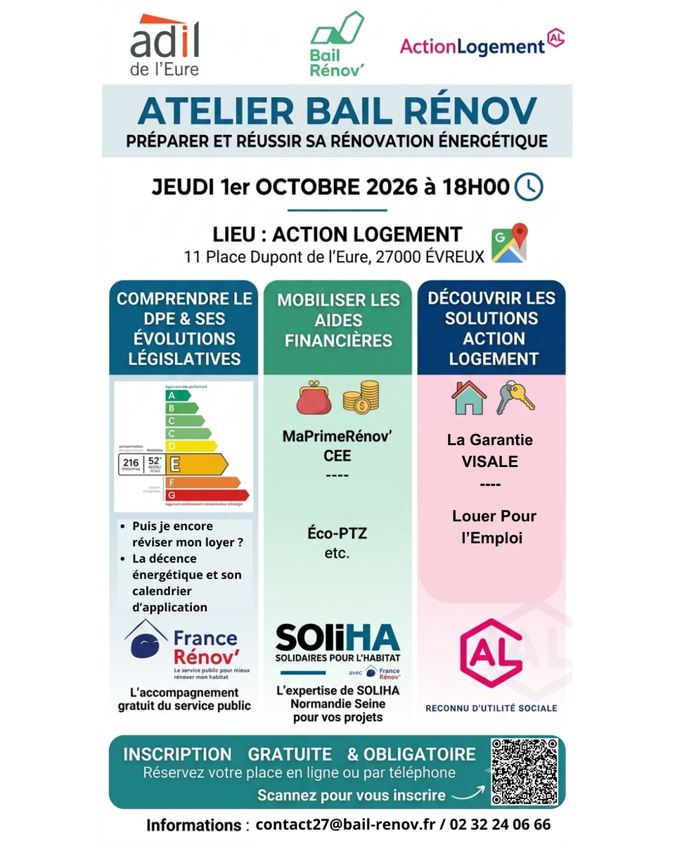 Image sur l'atelier Bail Rénov du 1er octobre 2026