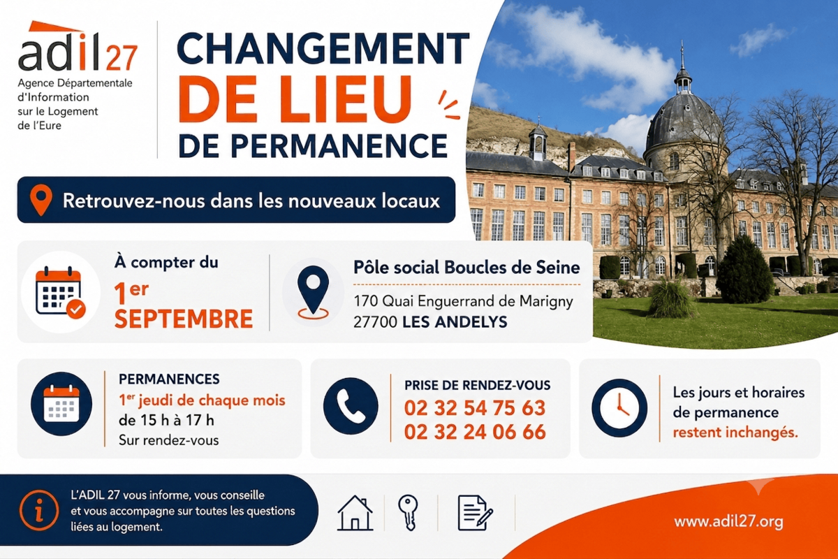 Image de l'ancien Hôpital Saint Jacques aux Andelys, nouveau lieu de la permanence Adil