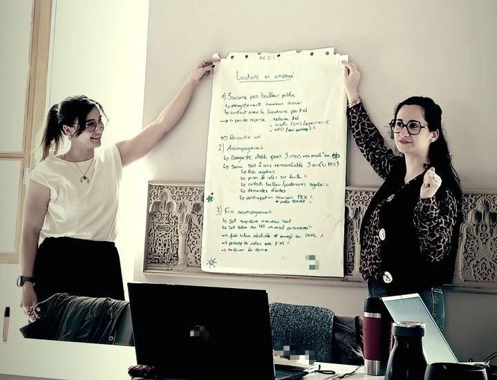 Photographie d'un moment de la formation