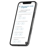 mock-up de la checklist