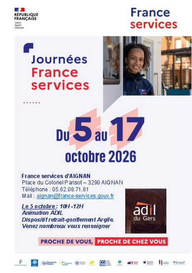 AFFICHE PDF DE LAJOURNE FRANCE SERVICE AIGNAN