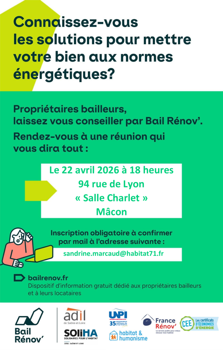 invitation a une réunion Bail Rénov