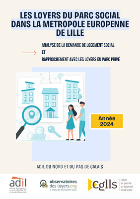 PDF de 10 244 Ko de l'étude des loyers du parc social dans la métropole européenne de Lille en 2024