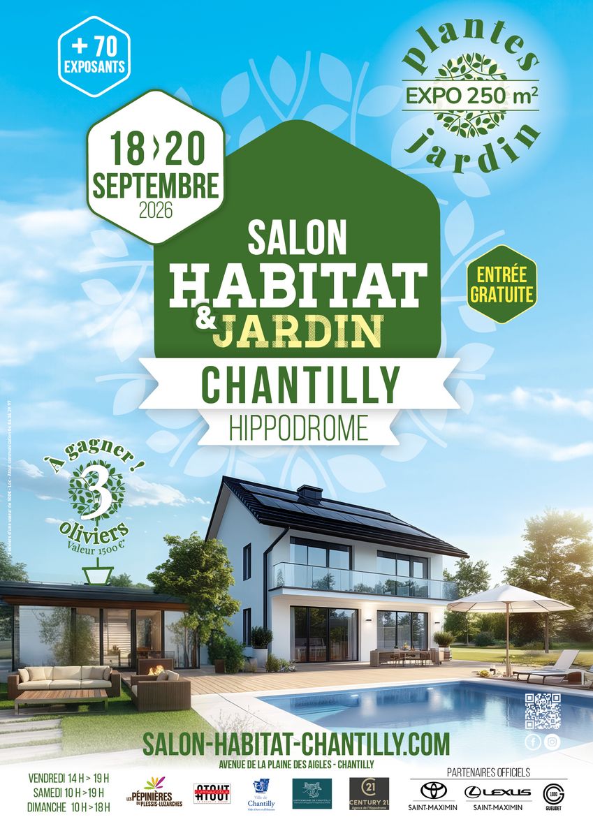 Salon de l'Habitat de Chantilly du 18 au 20 septembre